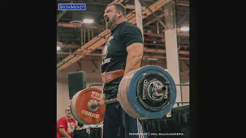 Carl Myerscough breaks world record on the IronMind Apollon's Axle