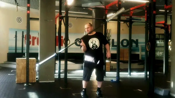 ПОПРОБОВАЛ ПОВТОРИТЬ УПРАЖНЕНИЕ С ГРИФОМ. 20 KG OLYMPIC BAR WRIST ROTATION.