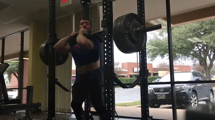 Safety bar front squats